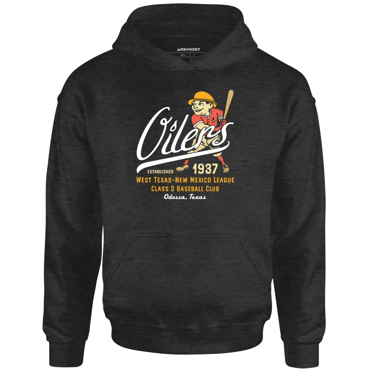 Odessa Oilers - Texas - Vintage Defunct Baseball Teams - Unisex Hoodie