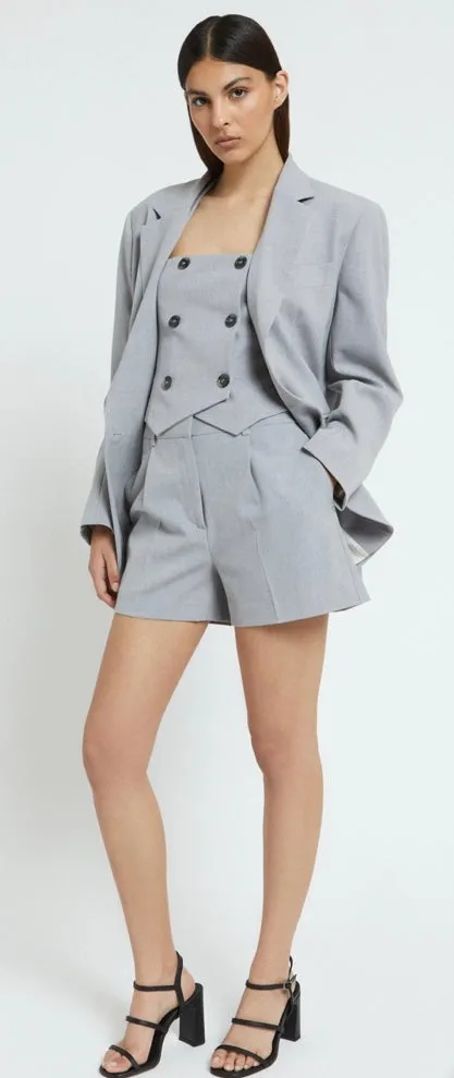 Otto’dame Dove Grey Single Breasted Blazer
