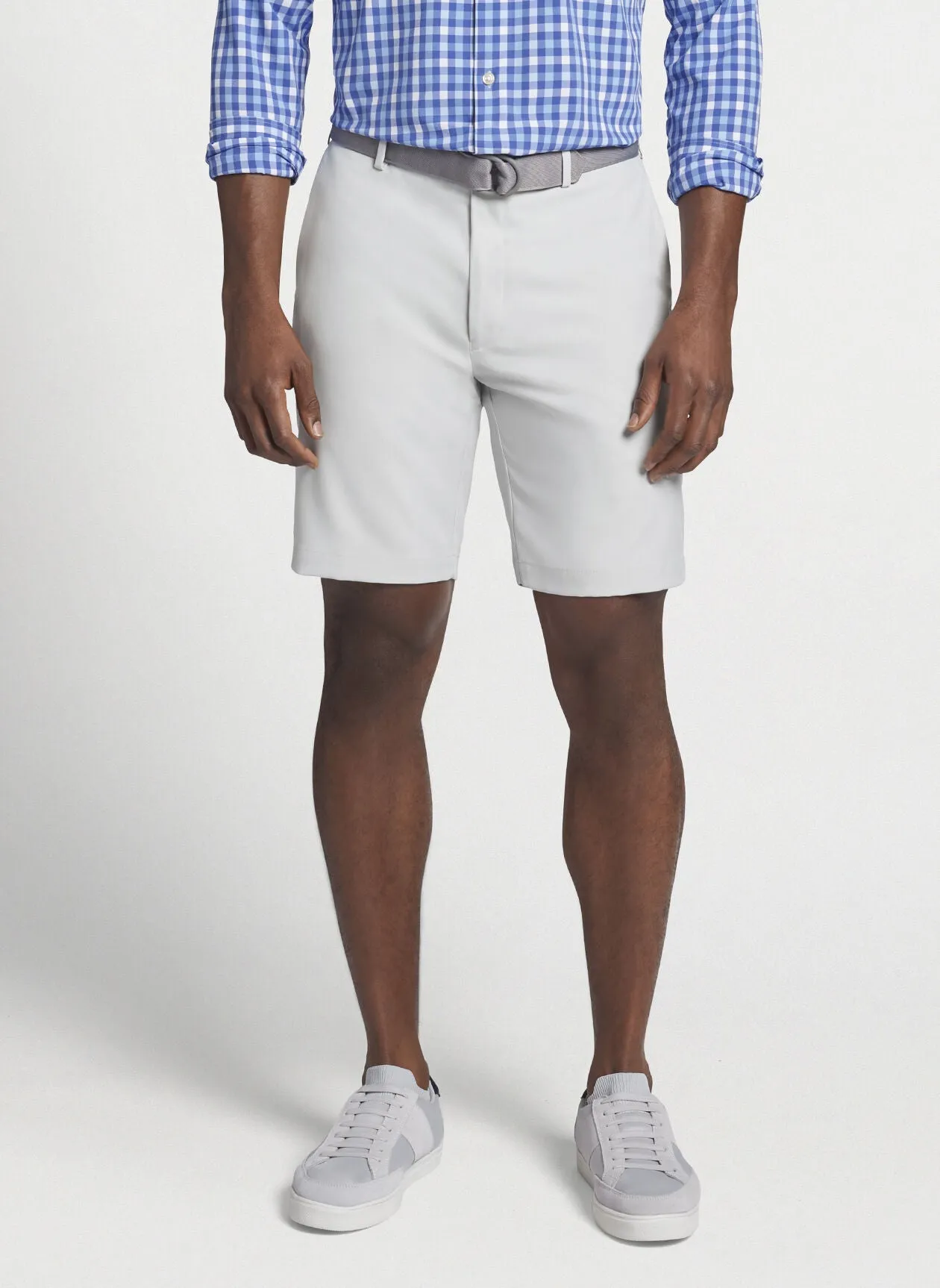 PETER MILLAR SALEM PERFORMANCE SHORT - BRITISH GREY