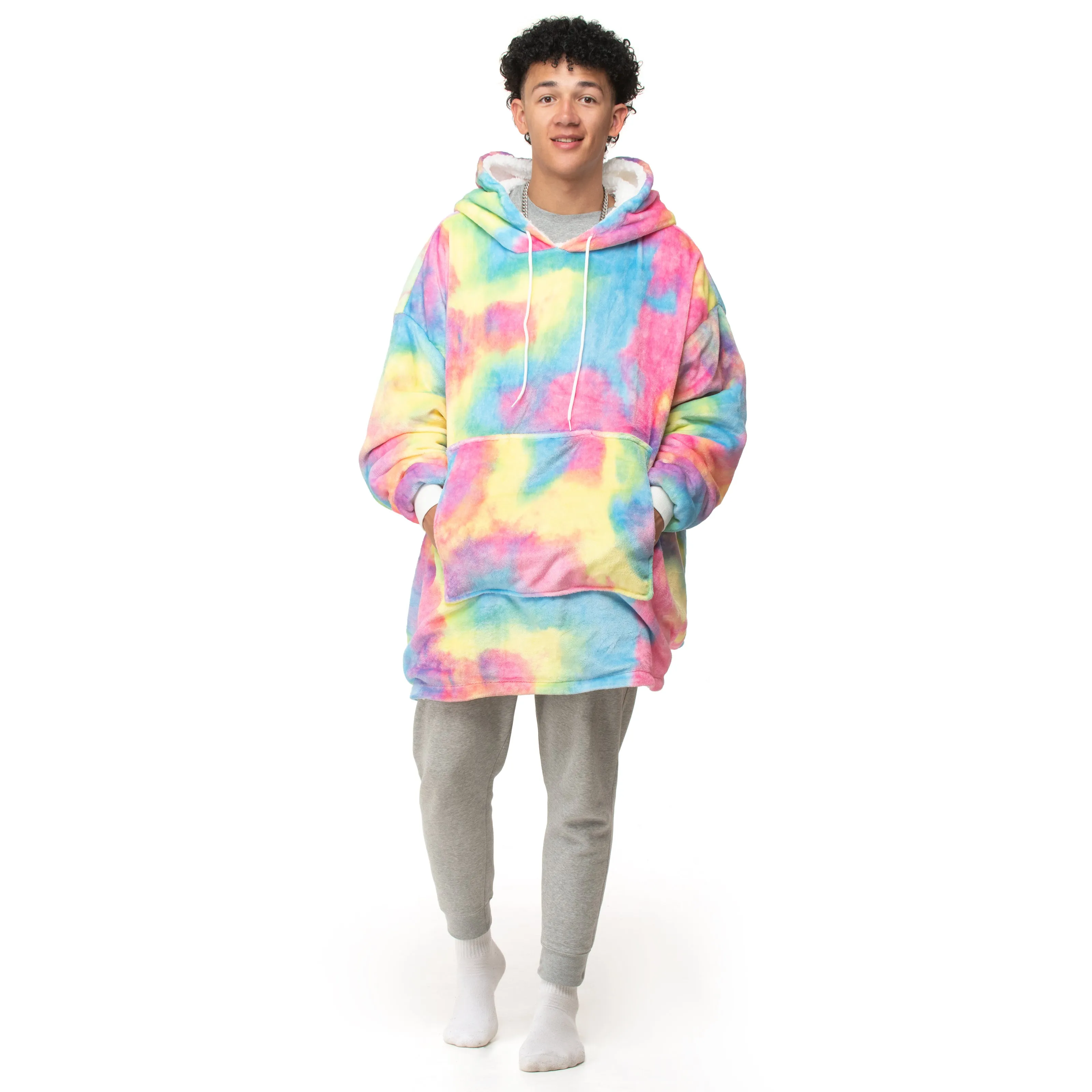 Rainbow Hoodie Blanket