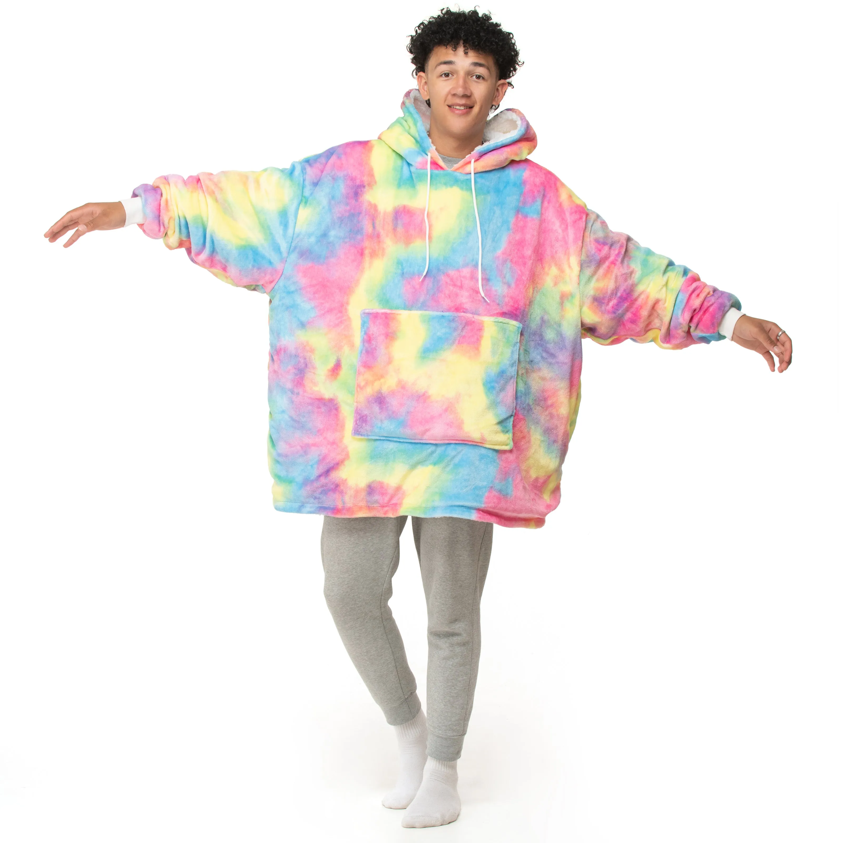 Rainbow Hoodie Blanket