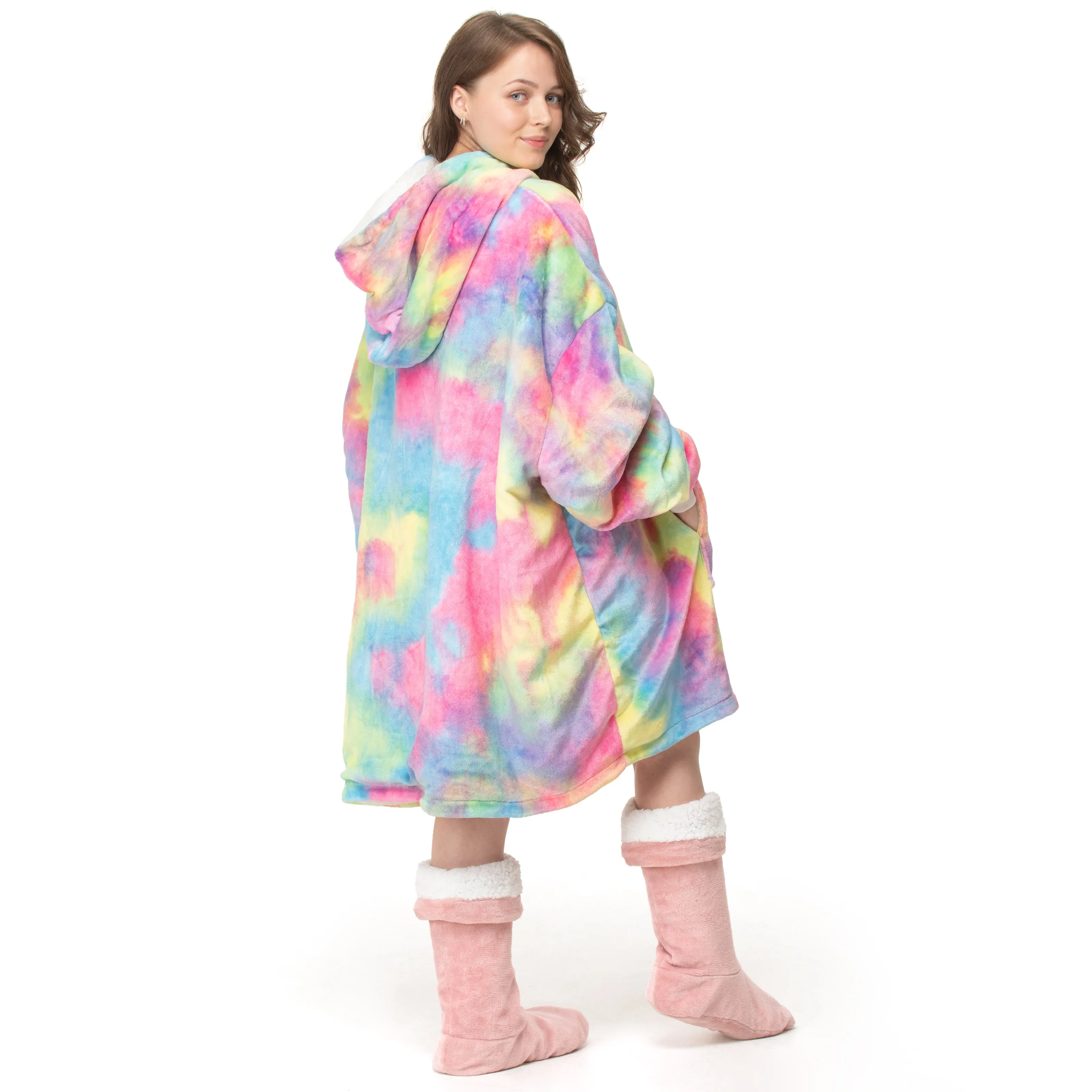 Rainbow Hoodie Blanket
