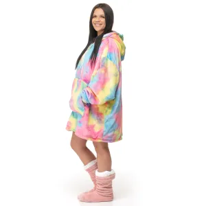 Rainbow Hoodie Blanket