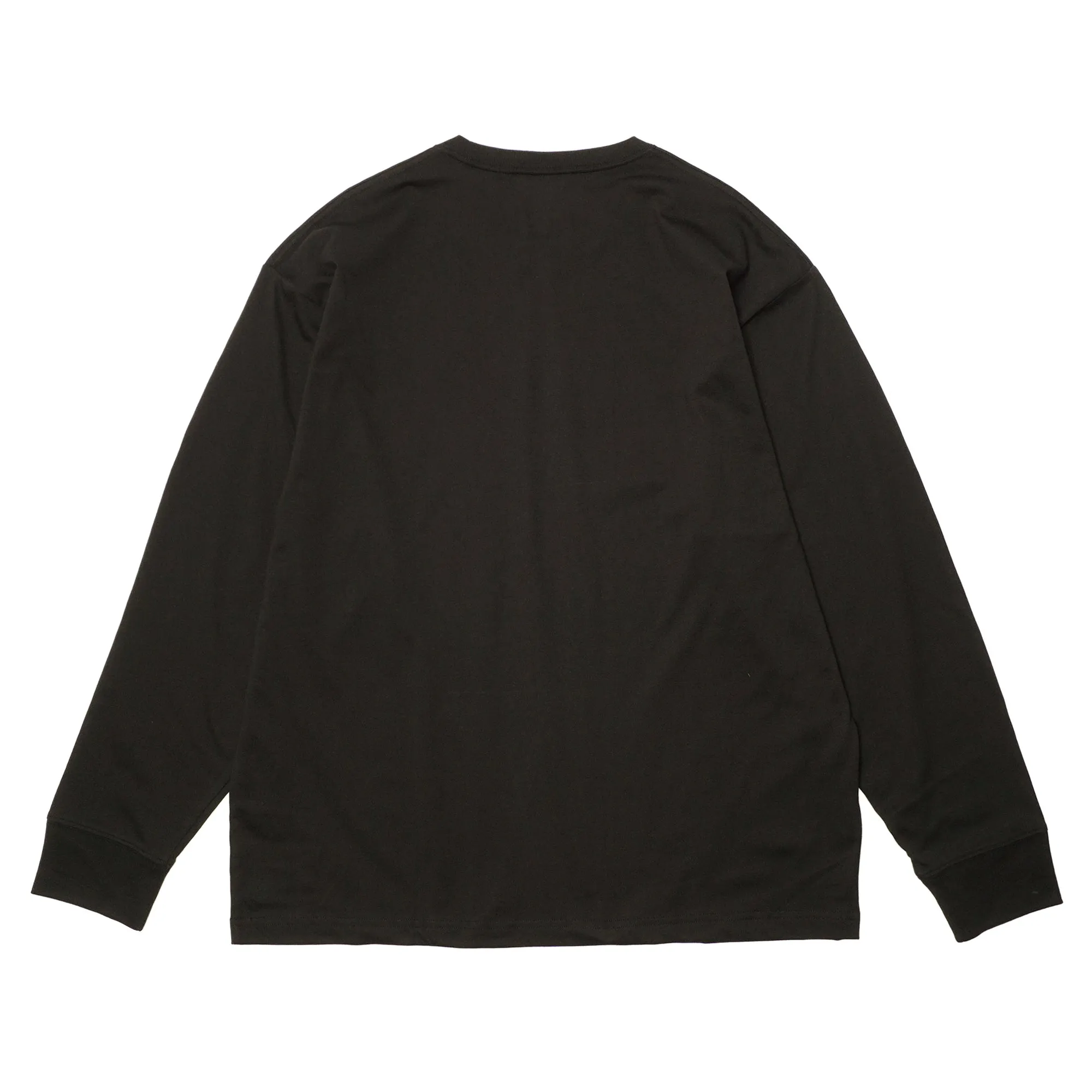 RELAXED FIT LONG SLEEVE SHIRT "BLACK"