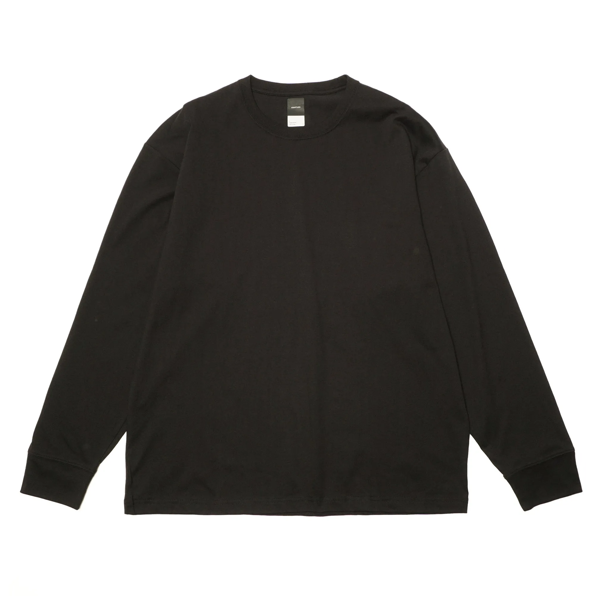 RELAXED FIT LONG SLEEVE SHIRT "BLACK"