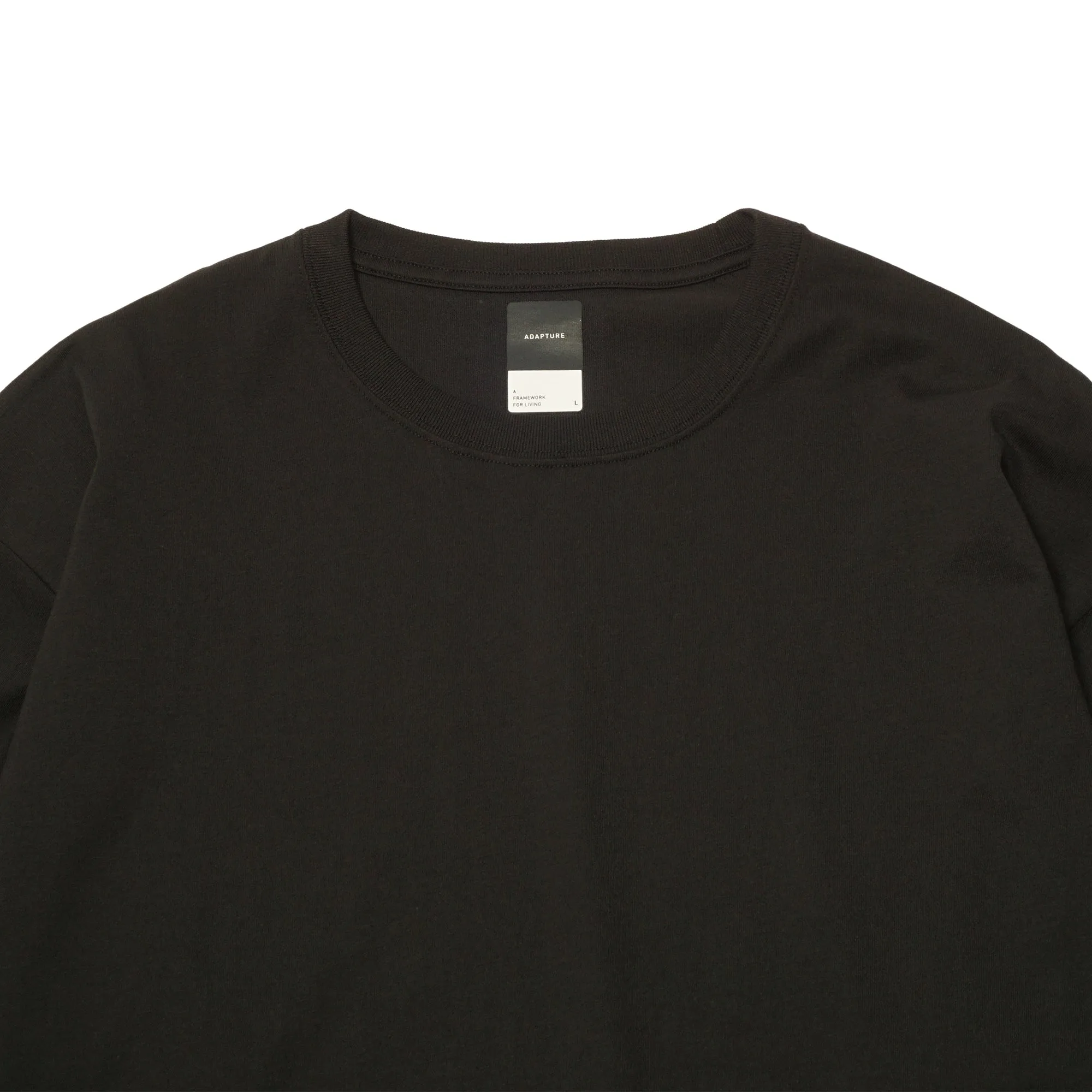 RELAXED FIT LONG SLEEVE SHIRT "BLACK"