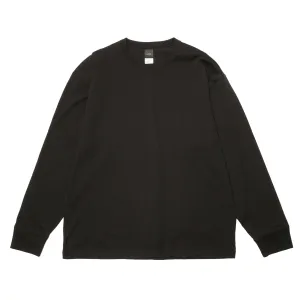 RELAXED FIT LONG SLEEVE SHIRT "BLACK"