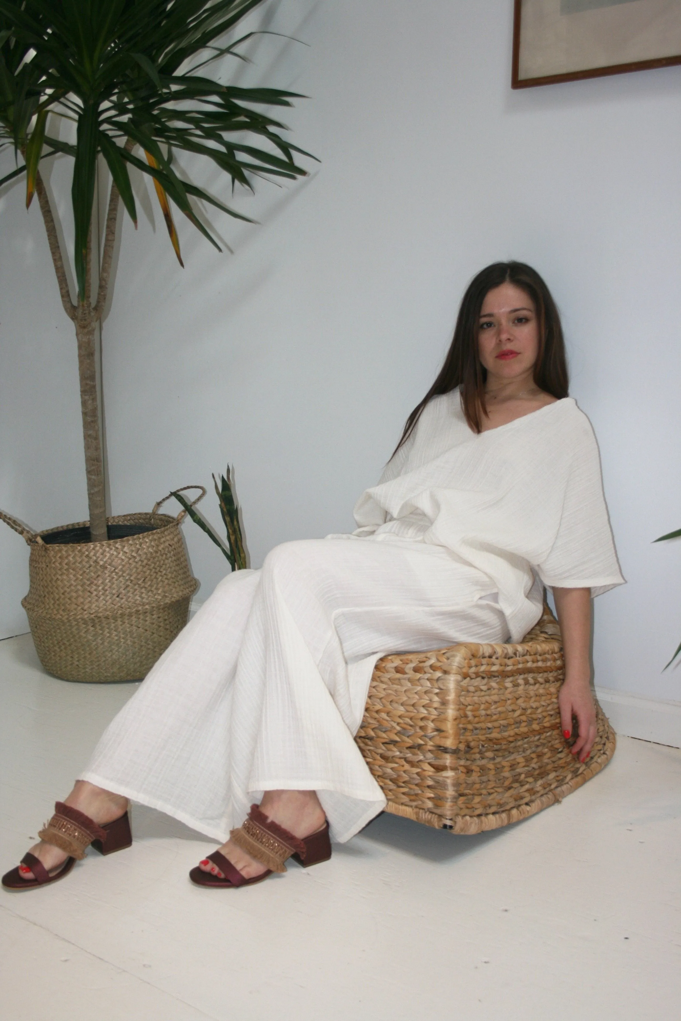 Relaxed Top - White