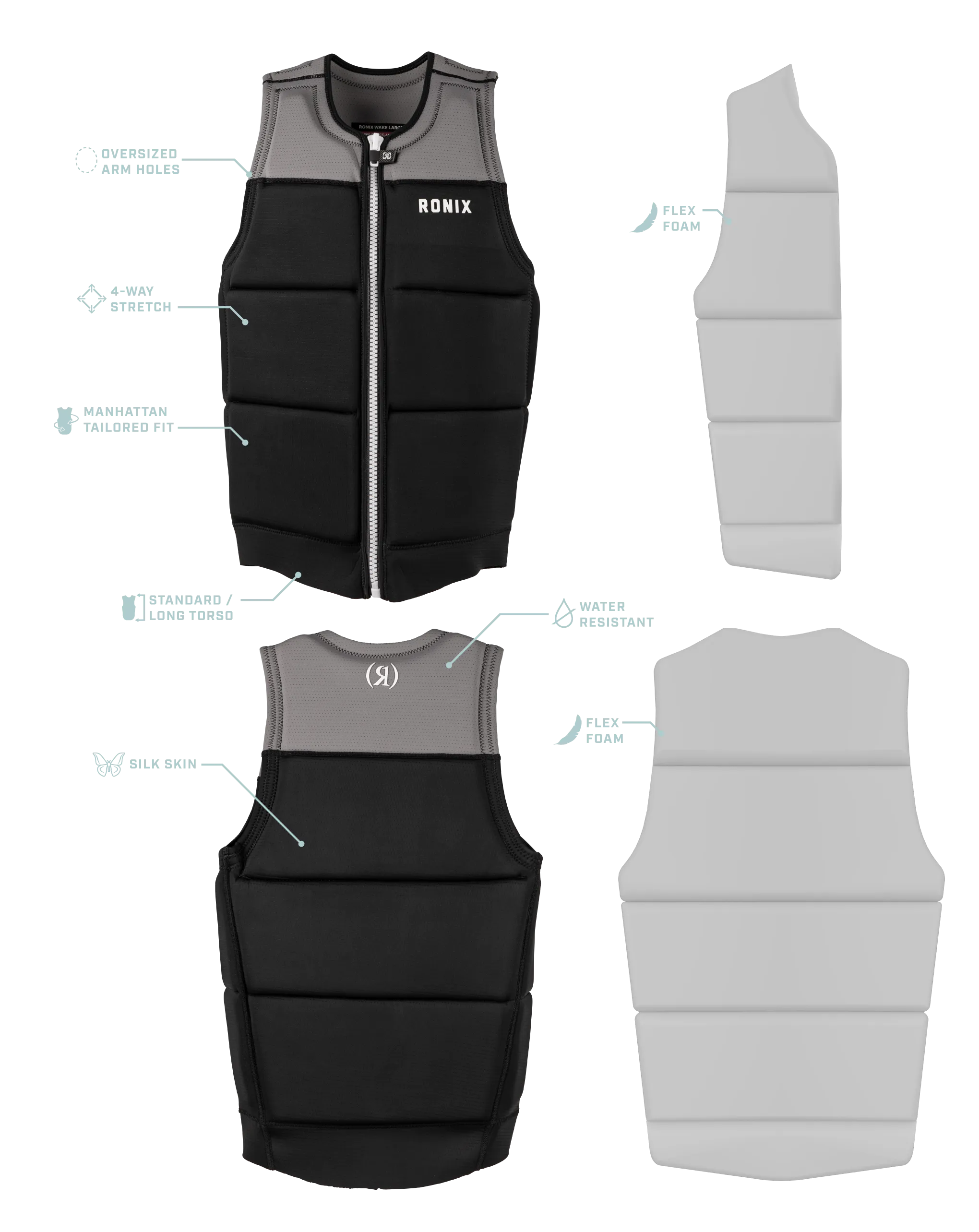 Ronix Men's Presidente NCGA Impact Vest
