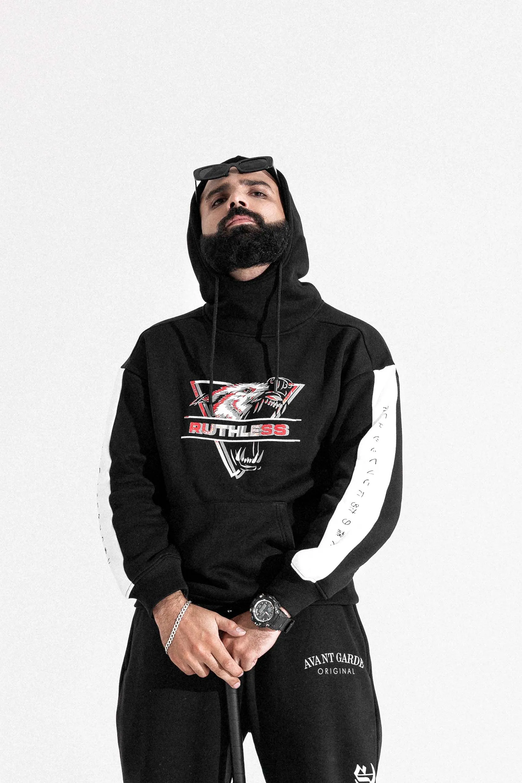 Ruthless Black Hoodie