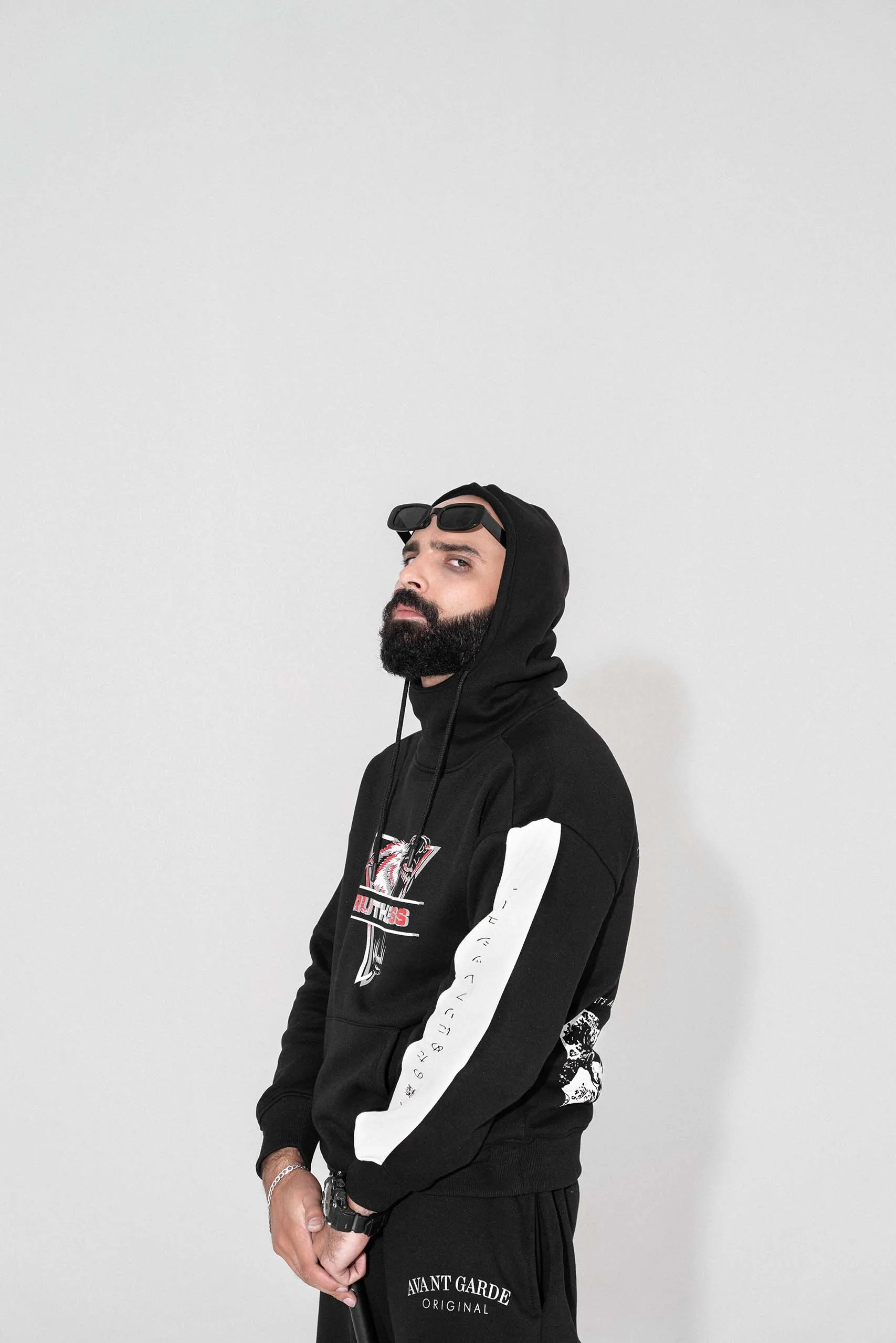 Ruthless Black Hoodie