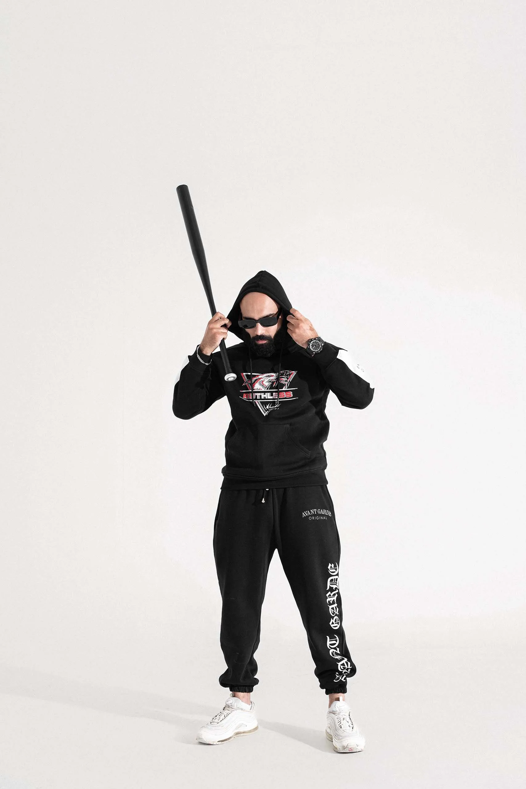 Ruthless Black Hoodie