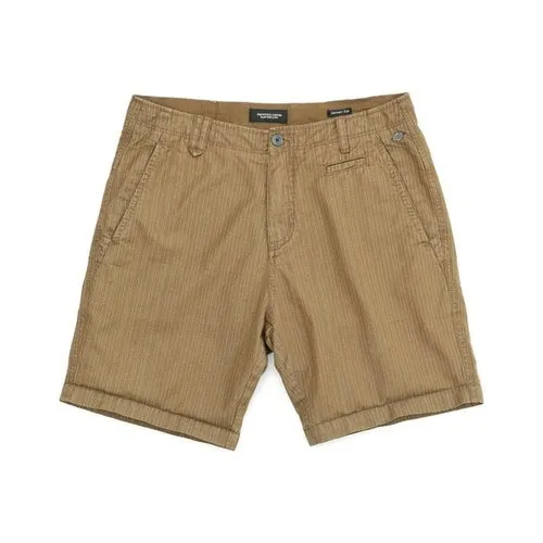 SIMWOOD 2020 summer vintage vertical striped shorts men garment dyed