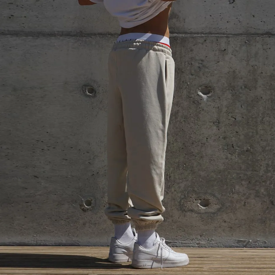 Trendy Vintage Print Casual Drawstring Pants