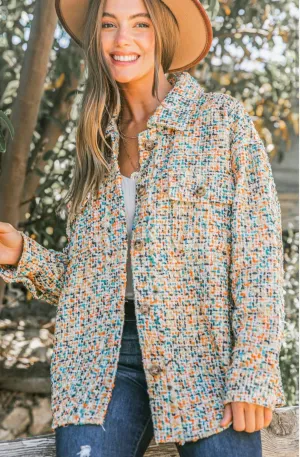 Tweed  Shacket