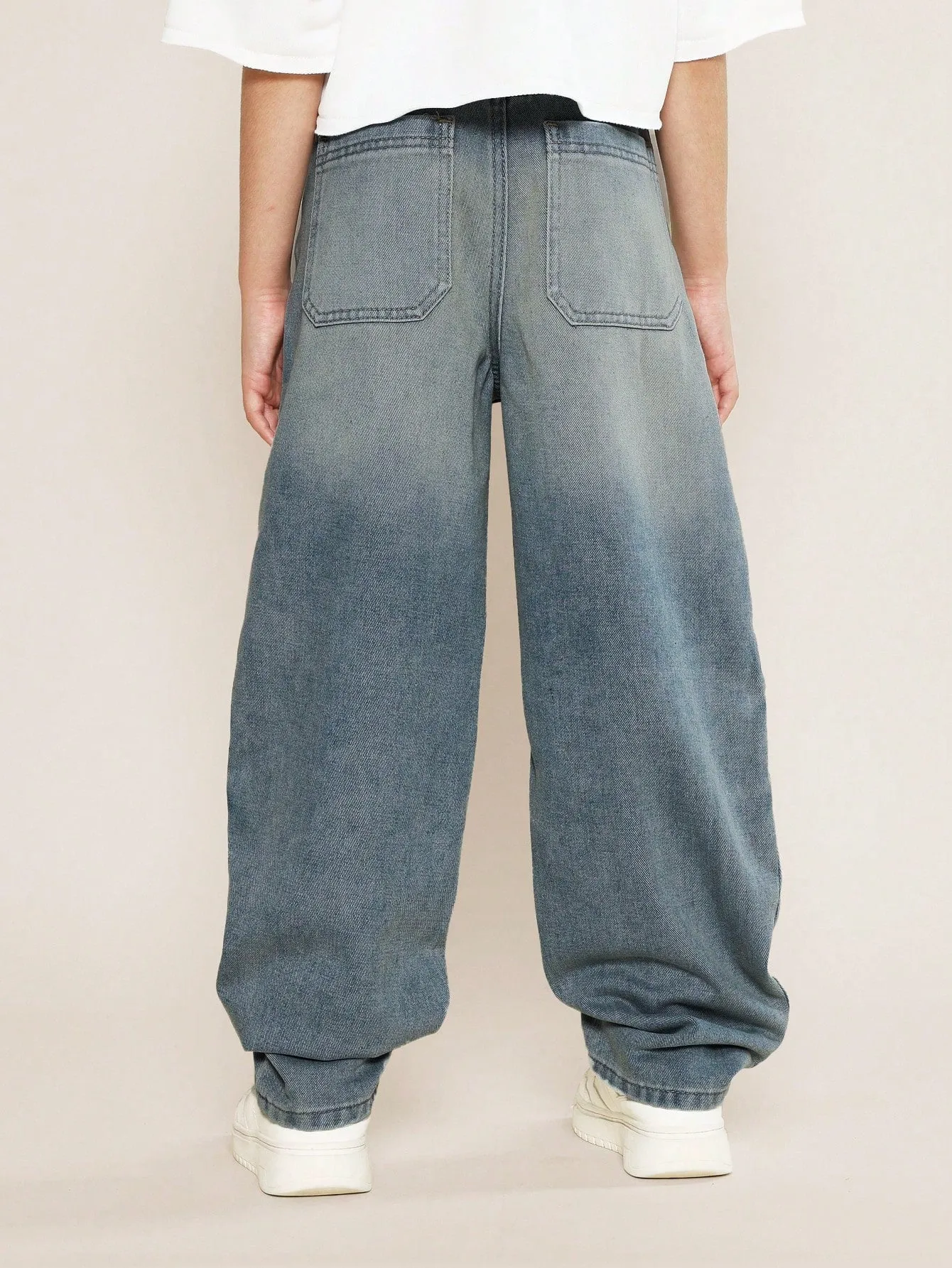Tween Girls Barrel Leg Jean