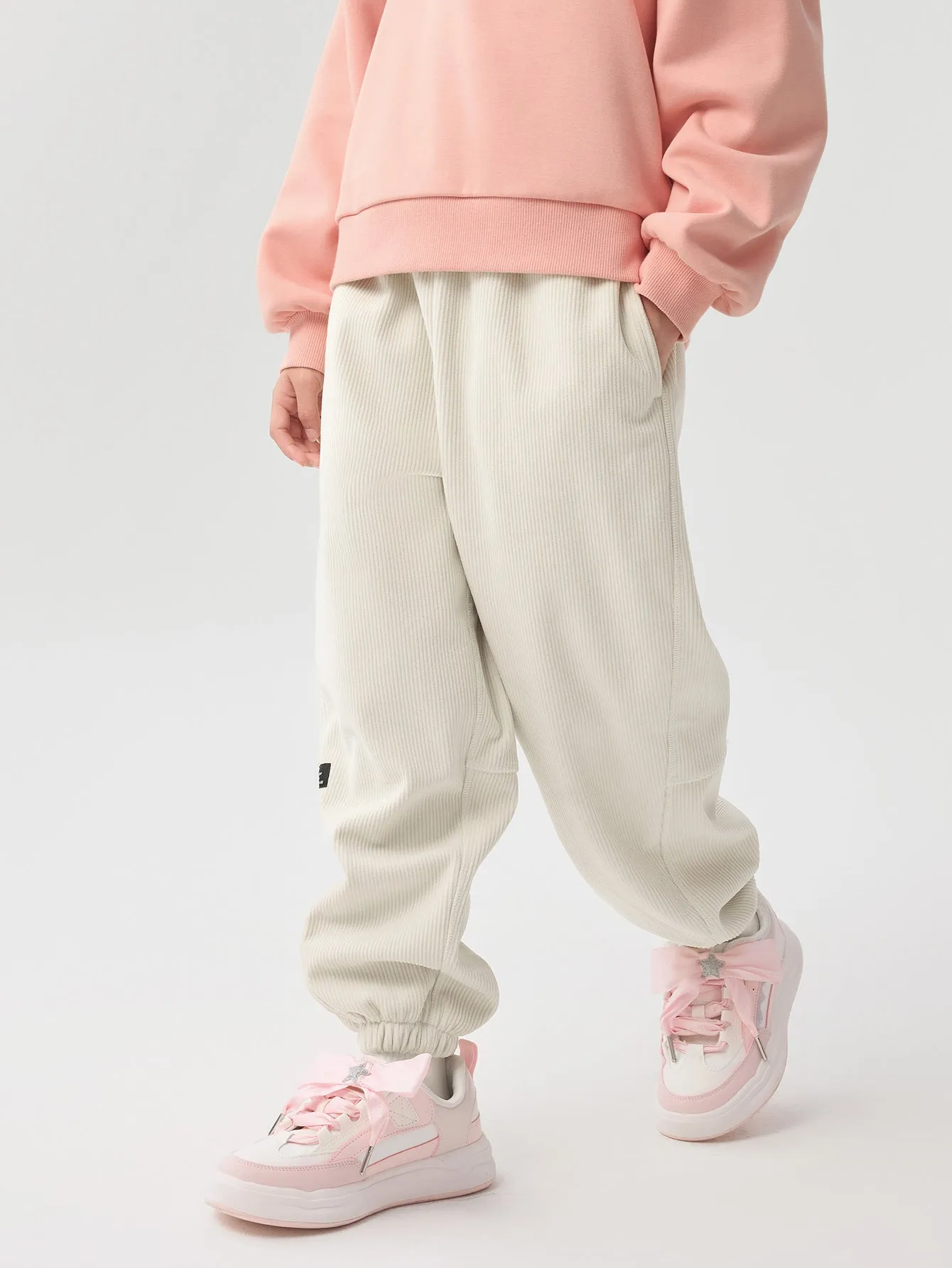 Unisex Kids Woven Logo Trousers