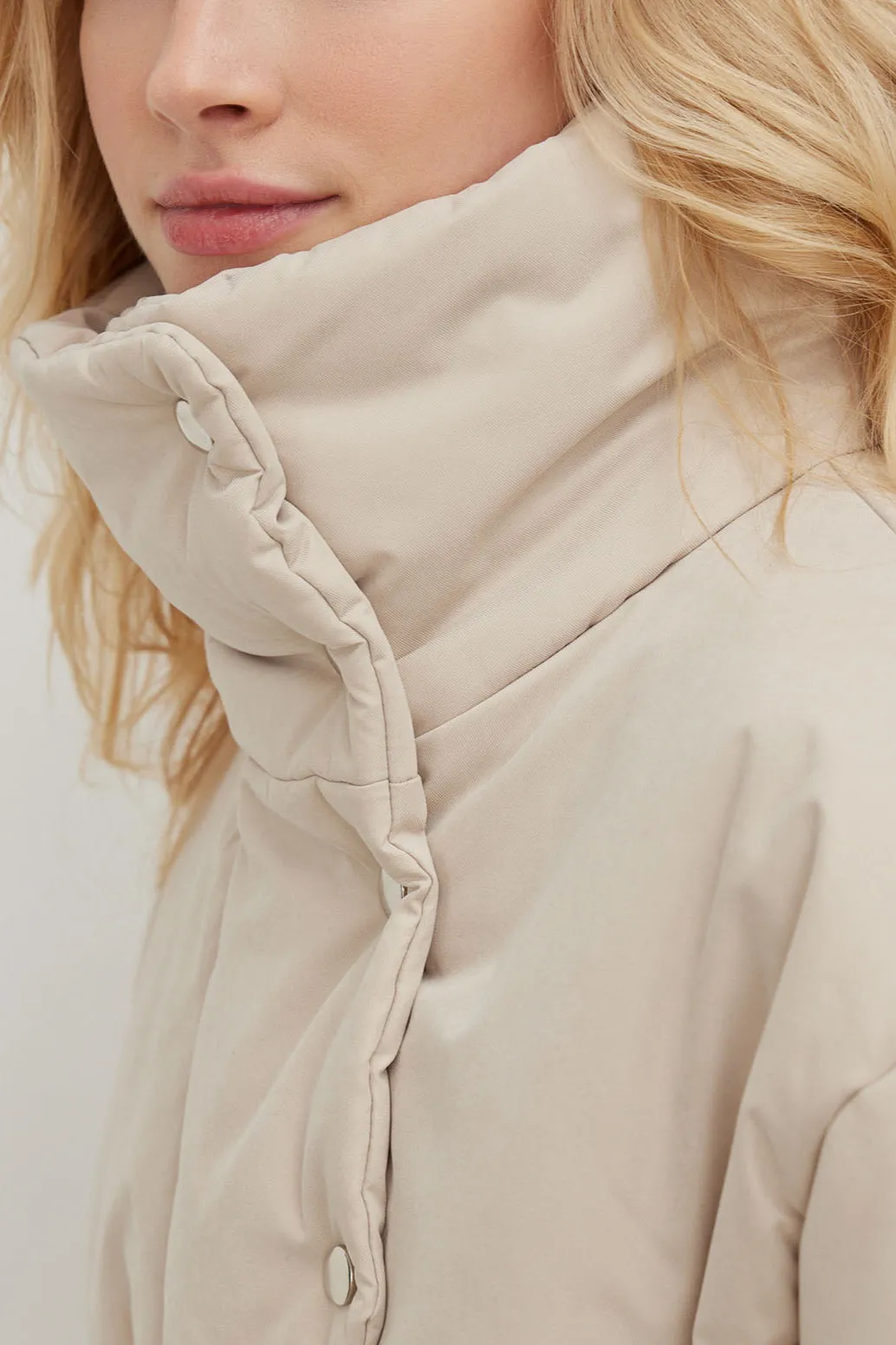 Winter Stylish Belted Puffer Coat