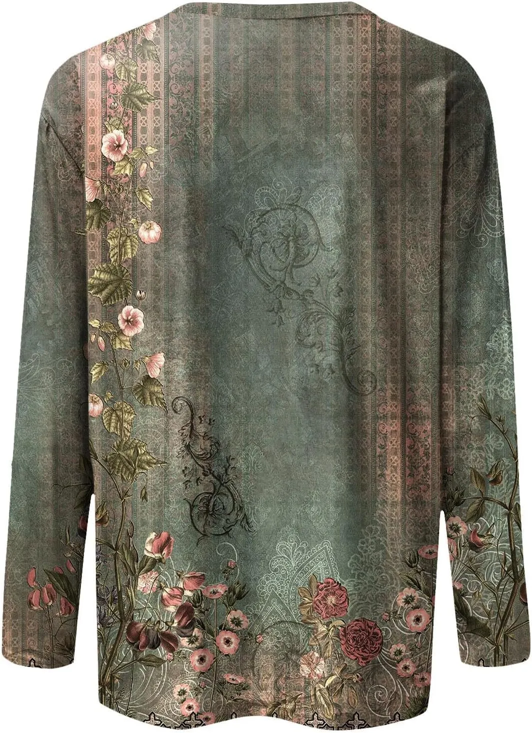 Womens Long Sleeve Tops Fall Sweatshirt Plus Size Tunic Crewneck Tops Winter Clothes