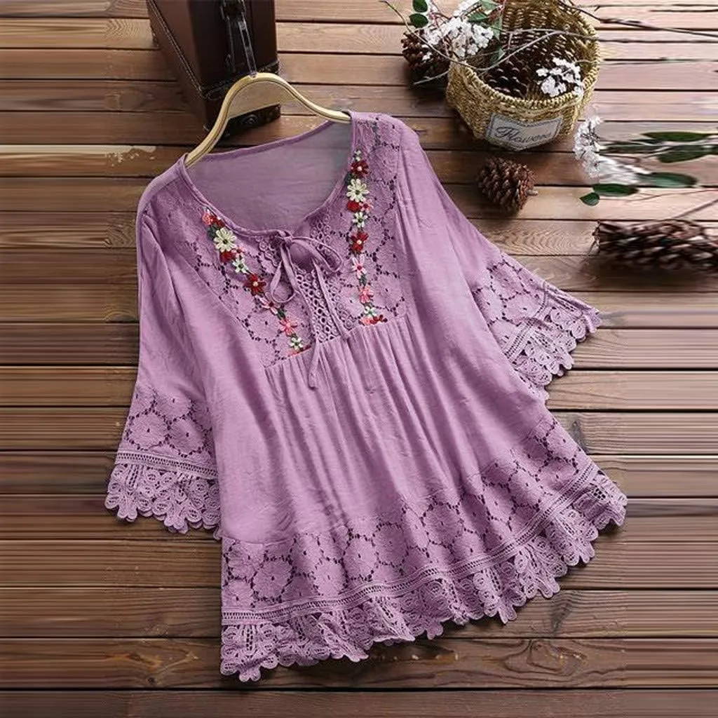 Women's Short Sleeve Cotton Linen Shirts Casual V Neck Basic T Shirt Solid Color Loose Fit Summer Tee Shirts