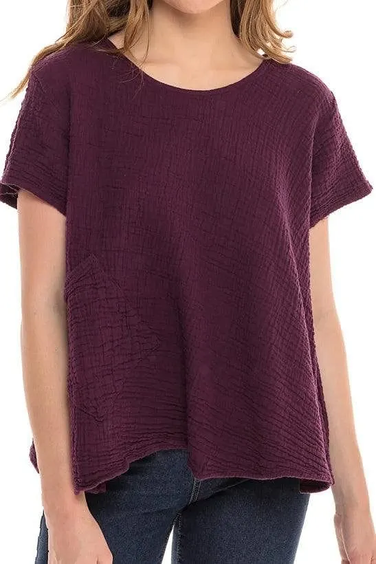 Womens Short Sleeve Top