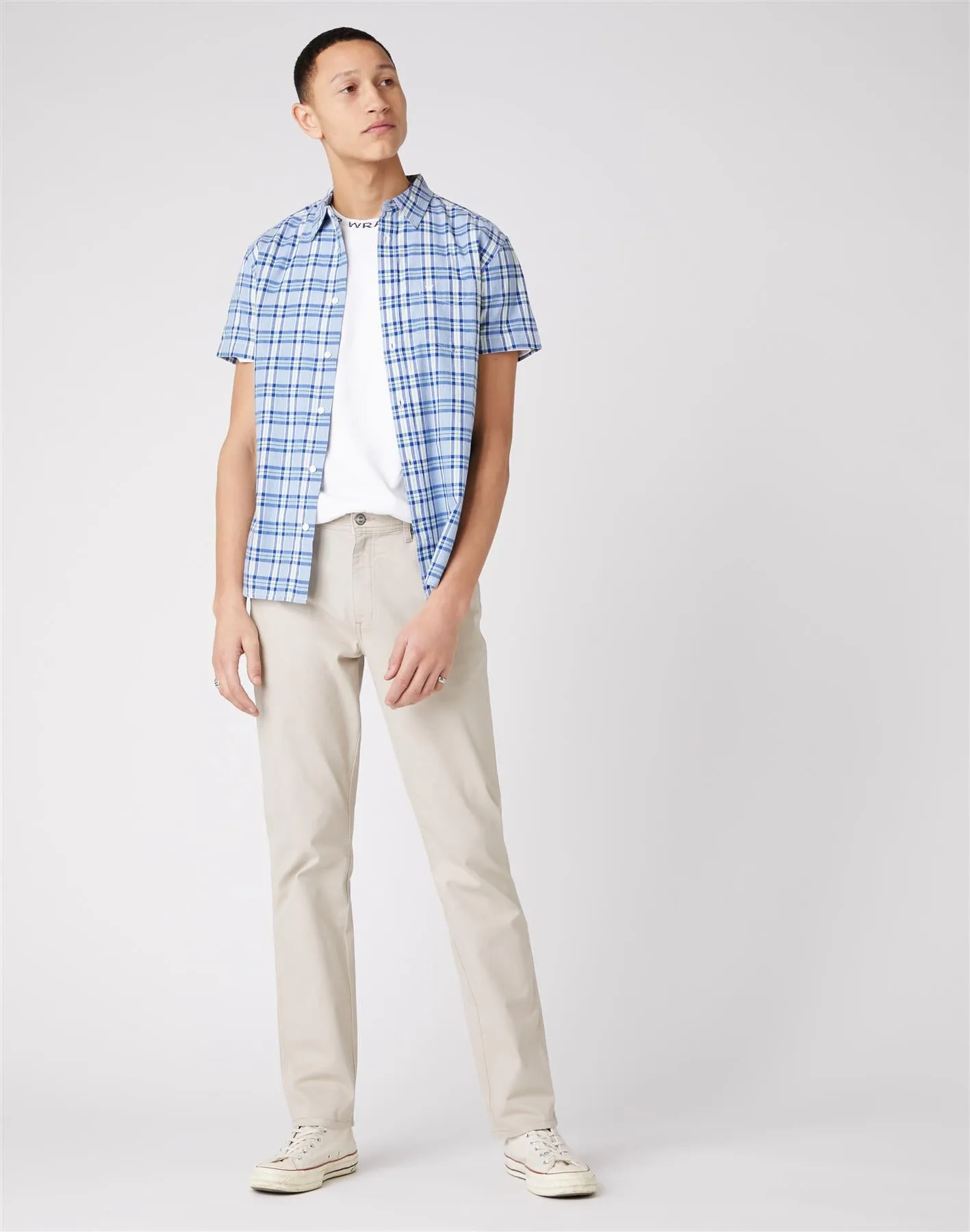 Wrangler Mens Texas Slim Stone Trousers