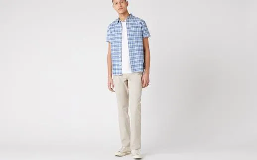 Wrangler Mens Texas Slim Stone Trousers