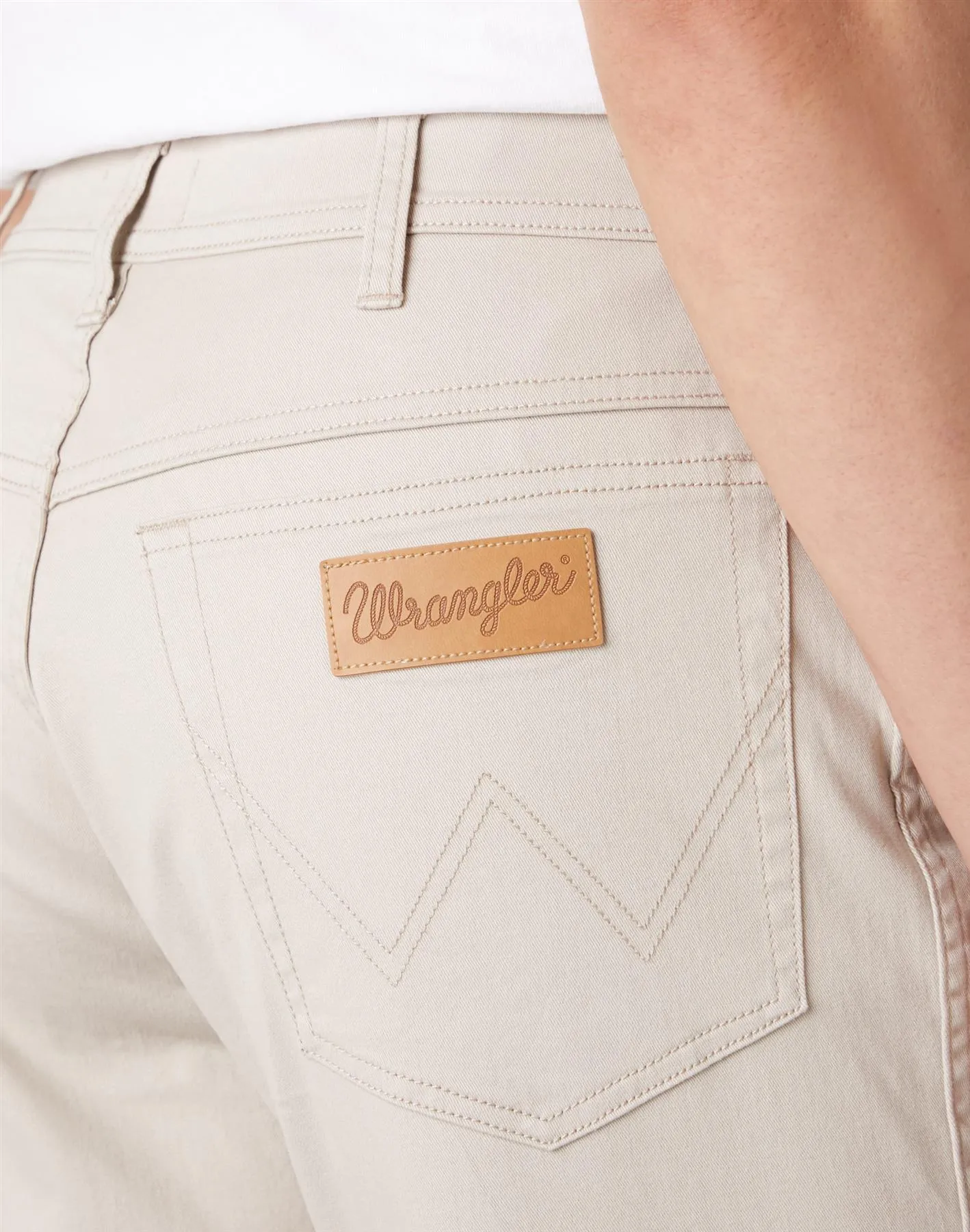 Wrangler Mens Texas Slim Stone Trousers